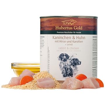 Canned Food Hubertus Gold Rabbit/Chicken