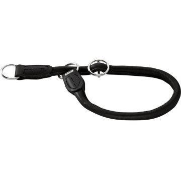 Halsband Hunter Round & Soft Elk Black