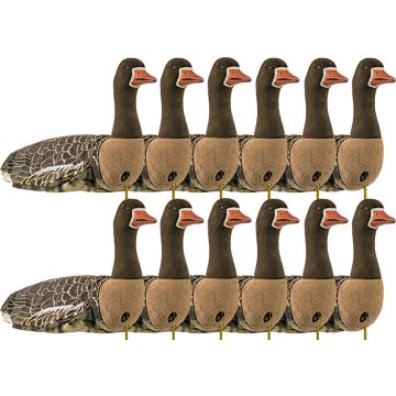 Decoy Sillosocks FlockSox Pink Foot / Grey-lag Goose Standing 12-Pack