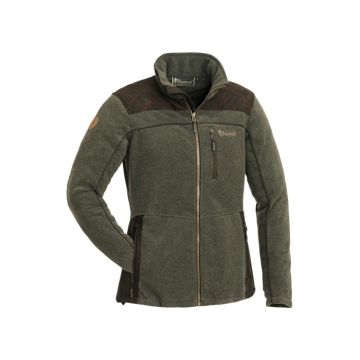 Fleece Vest Pinewood Diana Exclusive Ladies Suede Brown/Olive