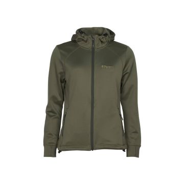 Fleece Vest Pinewood Finnveden Hoodie Ladies Olive