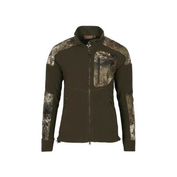 Fleece Vest Pinewood Småland Hunters Camou Ladies Hunting Brown / Strata