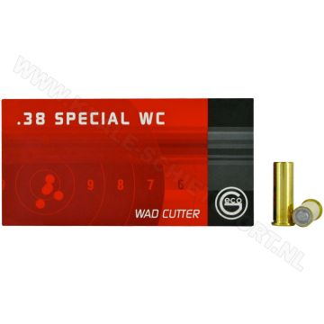 Kogelpatronen Geco .38 Spec WC 148 grain
