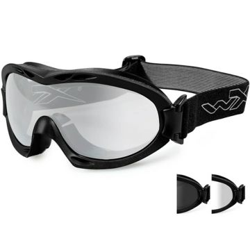 Goggles Wiley X Nerve Clear/Grey Black Frame