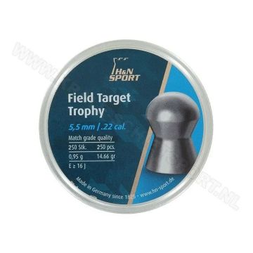 Airgun Pellets H&N Field Target Trophy 5.53 mm 14.66 grain