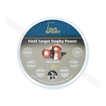 Luchtdrukkogeltjes H&N Field Target Trophy Power 5.5 mm 14.66 grain