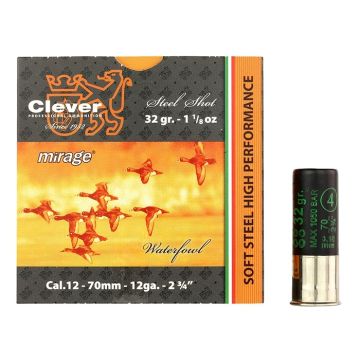 Hagelpatronen Clever Mirage Hydro-Soluble 12-70-4 32 gram