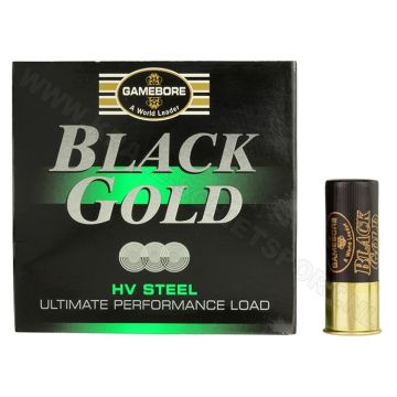 Hagelpatronen Gamebore Black Gold HV Steel kal. 12 32 gram
