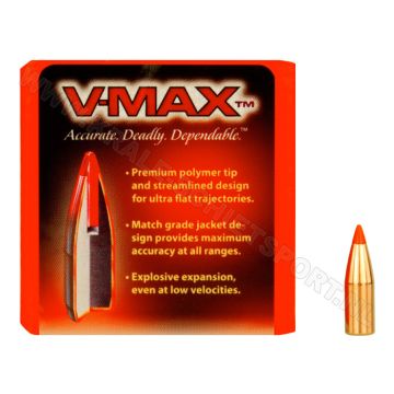 Kogelkoppen Hornady .224 V-Max 55 grain