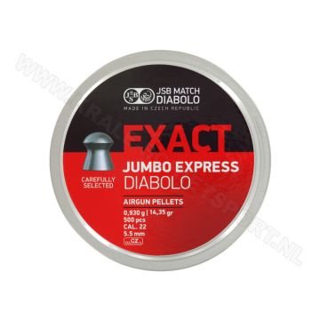 Airgun Pellets JSB Exact Diabolo Jumbo Express BigBox 5.52 mm 14.35 grain
