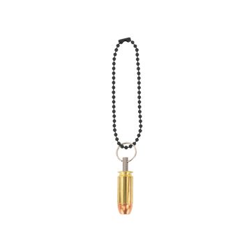 Kogelpatroonsleutelhanger Copper & Brass .40 S&W Flat Head