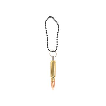 Bullet Keychain Copper & Brass 7.62x39 AK47 FMJ