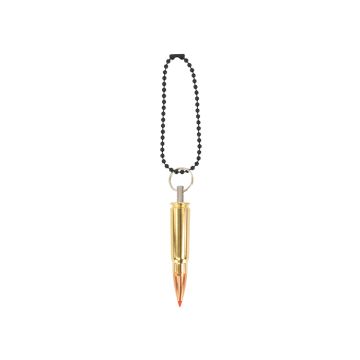 Bullet Keychain Copper & Brass 7.62x39 AK47 Red Spark