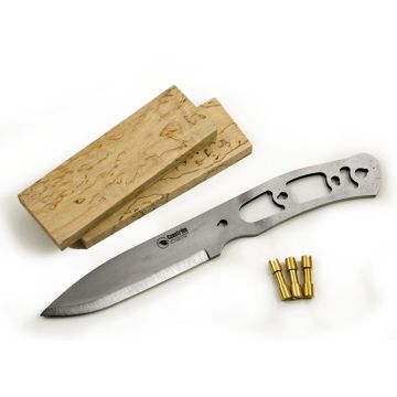 Knife Making Kit Casström No. 10 SFK Curly Birch Carbon Steel