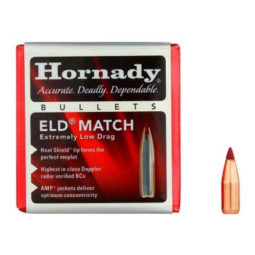 Kogelkoppen Hornady .224 ELD Match 52 grain