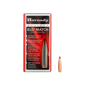Kogelkoppen Hornady .224 ELD Match 75 grain