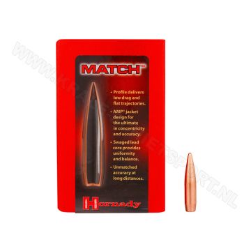 Kogelkoppen Hornady Match .284 HPBT 162 grain