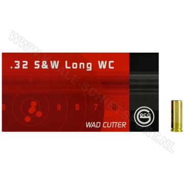 Kogelpatronen Geco .32 S&W-Long LWC 100 grain
