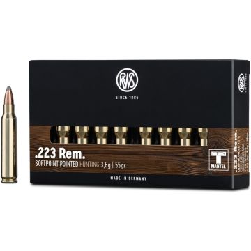 Kogelpatronen RWS .223 Rem TMS SP 55 grain