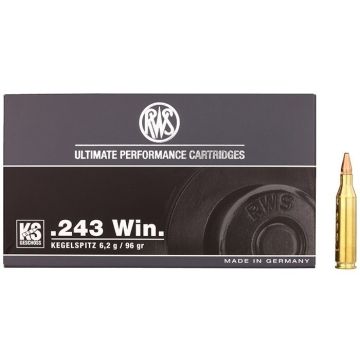 Kogelpatronen RWS Kegelspitz .243 Win 96 grain