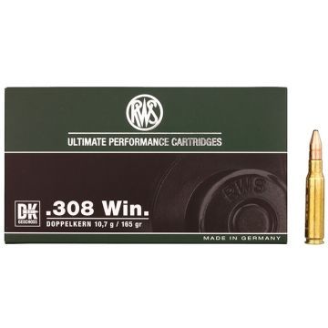 Kogelpatronen RWS .308 Win DK 165 grain