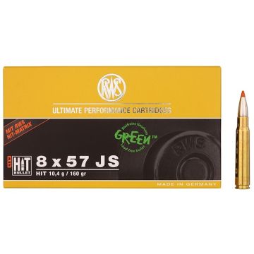 Kogelpatronen RWS 8x57JS HIT 160 grain