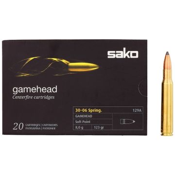 Kogelpatronen Sako Gamehead .30-06 Sprfd SP 123 grain