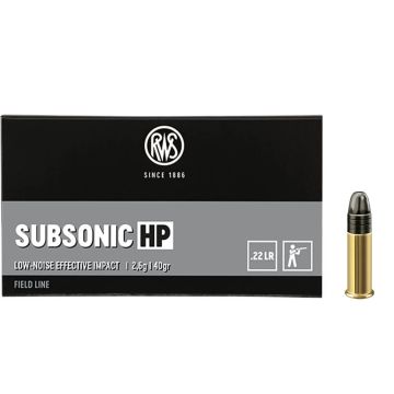 Kogelpatronen RWS Subsonic HP .22 LR HP 40 Grain