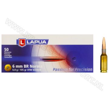 Kogelpatronen Lapua Scenar 6 mm Norma BR OTM 105 grain
