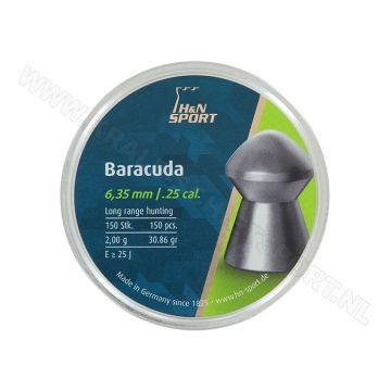 Airgun Pellets H&N Baracuda 6.35 mm 30.86 grain