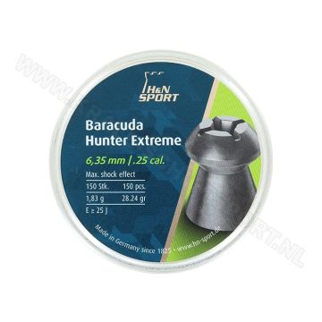 Airgun Pellets H&N Baracuda Hunter Extreme 6.35 mm 28.24 grain