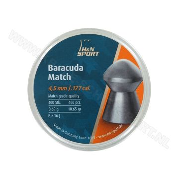 Airgun Pellets H&N Baracuda Match 4.5 mm 10.65 grain
