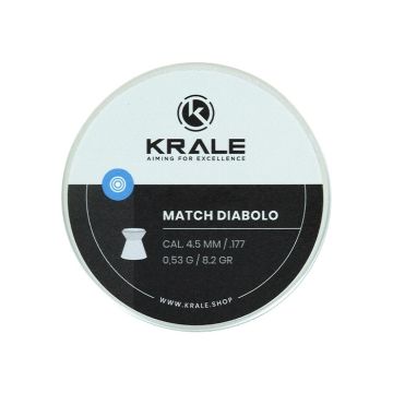 Luchtdrukkogeltjes Krale Match 4.5 mm 8.2 grain