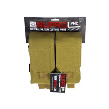 Mag Pouch Nuprol M4 Double Flap Lid PMC Tan