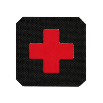 Patch M-Tac Medic Cross Lasercut - Black / Red