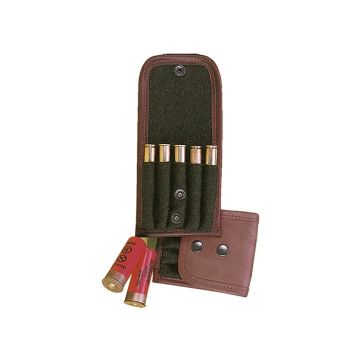 Cartridge case Fritzmann Leather for 5 cartridges