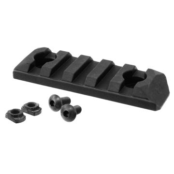 Picatinny rail PTS M-LOK 5 Slots Black