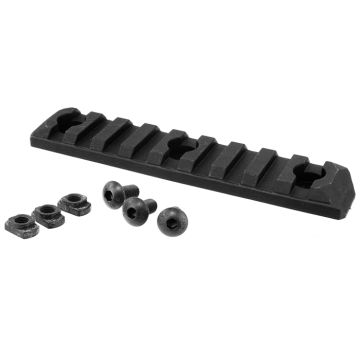Picatinny rail PTS M-LOK 9 Slots Black