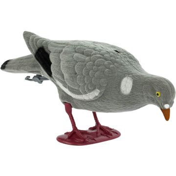 Pigeon Decoy Flocked Foraging