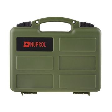 Pistoolkoffer Nuprol Green 30x19 - Wave Foam