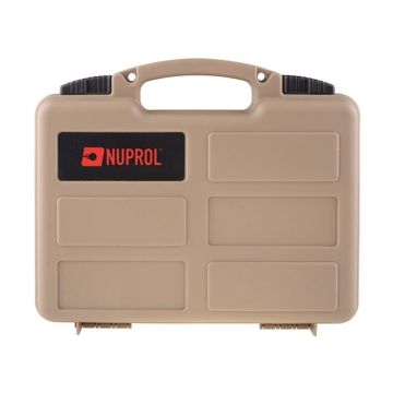 Pistol Case Nuprol Tan 30x19 - Wave Foam