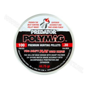 Airgun Pellets Predator Polymag 7.62 mm 44.75 grain
