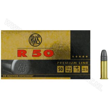 Kogelpatronen RWS R50 .22 LR RN 40 Grain