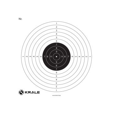 Recreational Target Krale 1 Bullseye 23x23