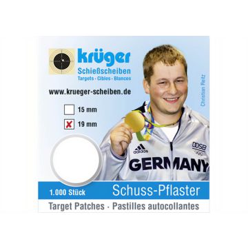 Target patches 8419, 19 mm white
