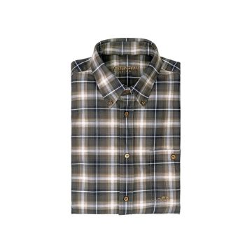 Overhemd Blaser Lasse Off White / Olive / Light Blue Checked