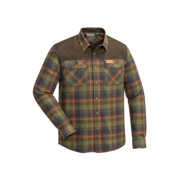 Shirt Pinewood Douglas Hunting Olive / Terracotta