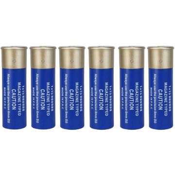 Shotgun Shells Nuprol 15 rounds 6-pack Blue