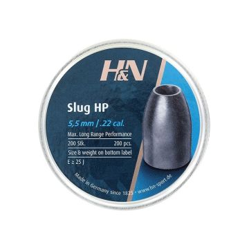 Airgun Slugs H&N 5.5 mm HP 21 grain (.217)