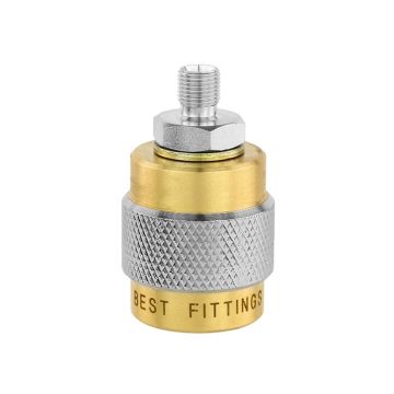 Adapter Best Fittings 200/232 bar DIN Female - 1/8 BSP Male